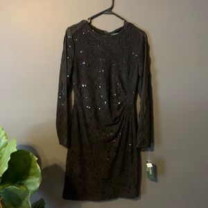 Ralph Lauren Black Dress with Sequins